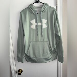 Under Armour Fleece hoodie womens mint green Small